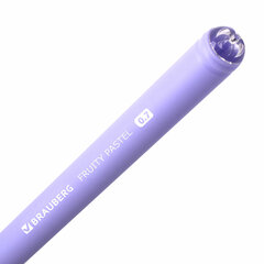 Ручка шариковая BRAUBERG &laquo;FRUITY Pastel&raquo;, синяя, ВЫГОДНАЯ УПАКОВКА, КОМПЛЕКТ 12 штук, 0,35 мм, 880165