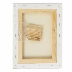Холсты на подрамнике в коробе, КОМПЛЕКТ 2 шт. (18&times;24 см) 440 г/<wbr/>м<sup>2</sup>, грунт, 100% хлопок, BRAUBERG ART CLASSIC, 880335
