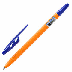 Ручка шариковая BRAUBERG &laquo;ULTRA ORANGE&raquo;, синяя, ВЫГОДНЫЙ КОМПЛЕКТ 50 штук, узел 0,7 мм, чернила ГЕРМАНИЯ, наконечник ШВЕЙЦАРИЯ, 880398