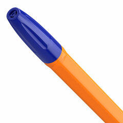 Ручка шариковая BRAUBERG &laquo;ULTRA ORANGE&raquo;, синяя, ВЫГОДНЫЙ КОМПЛЕКТ 50 штук, узел 0,7 мм, чернила ГЕРМАНИЯ, наконечник ШВЕЙЦАРИЯ, 880398