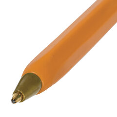 Ручка шариковая STAFF &laquo;Basic Orange BP-01&raquo;, синяя, ВЫГОДНАЯ УПАКОВКА, КОМПЛЕКТ 50 штук, линия письма 0,5 мм, 880408