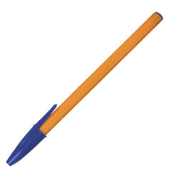 Ручка шариковая STAFF &laquo;Basic Orange BP-01&raquo;, синяя, ВЫГОДНАЯ УПАКОВКА, КОМПЛЕКТ 50 штук, линия письма 0,5 мм, 880408