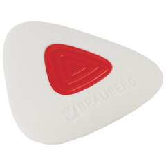 Ластик BRAUBERG Trios PRO, ВЫГОДНЫЙ КОМПЛЕКТ 36 шт., ластик 36&times;36&times;9 мм, пластиковый держатель, 880450