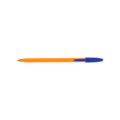 Ручка шариковая BIC &laquo;Orange&raquo;, КОМПЛЕКТ 20 штук, СИНЯЯ, корпус оранжевый, узел 0,8 мм, линия письма 0,3 мм, 880485