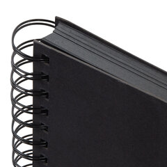 Фотоальбом 30&times;32 см, 48 черных листов, уголки, стикеры, ручка, клей, BRAUBERG Black Line, 880650