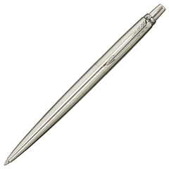 Ручка шариковая PARKER &laquo;Jotter Core Stainless Steel CT&raquo;, ежедневник А5 черный, пакет, 880891