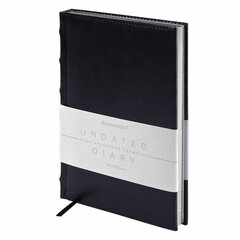 Ручка шариковая PARKER &laquo;Jotter Core Stainless Steel CT&raquo;, ежедневник А5 черный, пакет, 880891