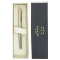 Ручка перьевая PARKER &laquo;Jotter Core Stainless Steel GT&raquo;, ежедневник А5 черный, пакет, 880902