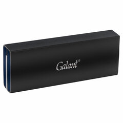 Ручка шариковая GALANT &laquo;Marburg&raquo;, корпус серебристый, ежедневник недатированный А5 черный, пакет, 880905