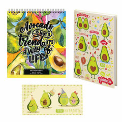 Набор канцелярии подарочный BRAUBERG &laquo;AVOCADO&raquo;, 18 наименований, 43 предмета, 880951