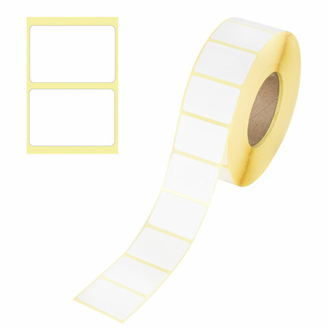 Термоэтикетки ЭКО, 30х20 мм, КОМПЛЕКТ 7 рулонов по 2000 этикеток, 880960