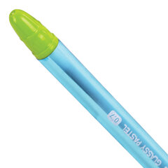 Ручка шариковая BRAUBERG &laquo;GLASSY PASTEL MIX&raquo;, синяя, КОМПЛЕКТ 4 штуки, линия 0,35 мм, 881024