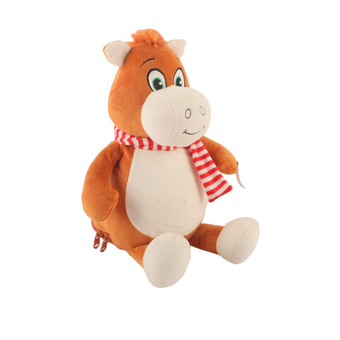 Подарок новогодний ВЕСЕЛЬЧАК В ШАРФЕ "Мягкая игрушка-символ 2026 года"НАБОР конфет600г,WELDAY,881184