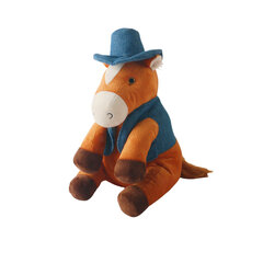 Подарок новогодний ЛОВКИЙ КОВБОЙ &laquo;Мягкая игрушка-символ 2026 года&raquo;, НАБОР конфет 1000 г, WELDAY (ВЭЛДЭЙ)