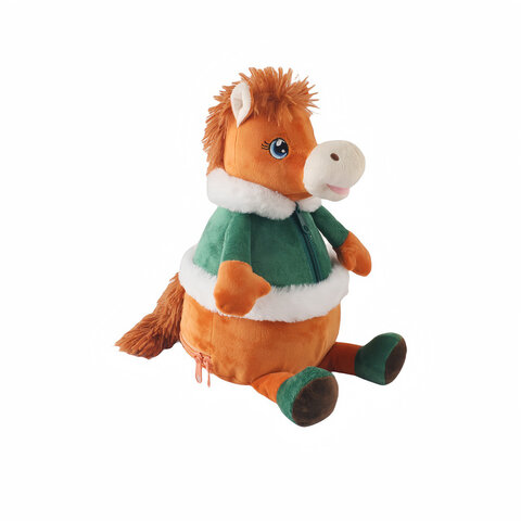 Подарок новогодний ЛУИ ИЗ ВЕРСАЛЯ "Мягкая игрушка-символ 2026 года",НАБОР конфет 1000г,WELDAY,881191