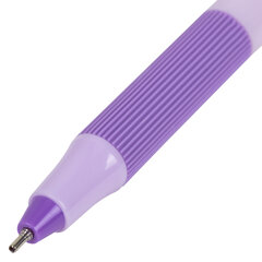 Ручка шариковая с грипом BRAUBERG &laquo;i-STICK POINT PASTEL&raquo;, КОМПЛЕКТ 10 ШТУК, СИНЯЯ, игольчатый узел 0,7 мм, линия письма 0,35 мм, 881294