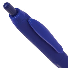 Ручка шариковая масляная автоматическая BRAUBERG &laquo;Sky Blue&raquo;, КОМПЛЕКТ 12 ШТУК, СИНЯЯ, soft-touch, узел 0,7 мм, линия письма 0,35 мм, 881301