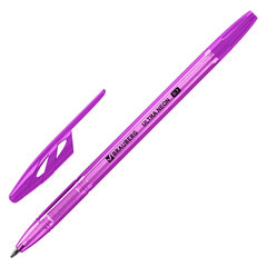 Ручка шариковая BRAUBERG &laquo;ULTRA NEON&raquo;, КОМПЛЕКТ 10 ШТУК, СИНЯЯ, узел 0,7 мм, чернила ГЕРМАНИЯ, наконечник ШВЕЙЦАРИЯ, 881304