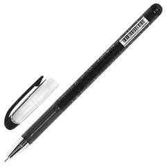 Ручка гелевая BRAUBERG &laquo;Profi-Gel PRO&raquo;, КОМПЛЕКТ 3 ШТУКИ, ЧЕРНАЯ, линия 0,4 мм, игольчатый наконечник 0,5 мм, печать на корпусе, 881311