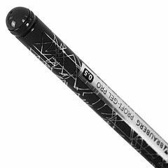 Ручка гелевая BRAUBERG &laquo;Profi-Gel PRO&raquo;, КОМПЛЕКТ 3 ШТУКИ, ЧЕРНАЯ, линия 0,4 мм, игольчатый наконечник 0,5 мм, печать на корпусе, 881311