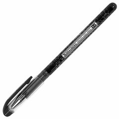 Ручка гелевая BRAUBERG &laquo;Profi-Gel PRO&raquo;, КОМПЛЕКТ 3 ШТУКИ, ЧЕРНАЯ, линия 0,4 мм, игольчатый наконечник 0,5 мм, печать на корпусе, 881311