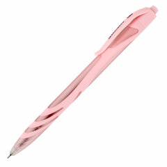Ручка шариковая автоматическая BRAUBERG &laquo;ULTRA COLOR PASTEL&raquo;, КОМПЛЕКТ 4 ШТУКИ, СИНЯЯ, soft-touch, узел 0,7 мм, линия 0,35 мм, 881314