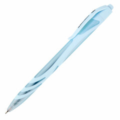 Ручка шариковая автоматическая BRAUBERG &laquo;ULTRA COLOR PASTEL&raquo;, КОМПЛЕКТ 4 ШТУКИ, СИНЯЯ, soft-touch, узел 0,7 мм, линия 0,35 мм, 881314